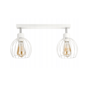 LED stropní svítidlo - 2xE27 - DRUCIAN WHITE koule