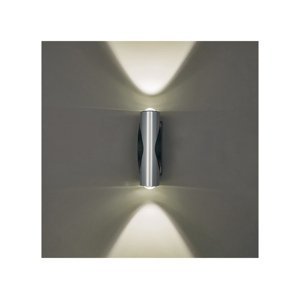 Svítidlo Kinkiet TORI LED - 230V - 2x1W - stříbrné