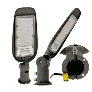 LED pouliční lampa - 50W - 230V - studená bílá