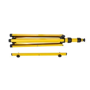 Stativ na reflektor dvojitý - žlutý - 140cm