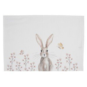 Sada bavlněných prostírání s motivem králíka Rustic Easter Bunny - 48*33 cm Clayre & Eef