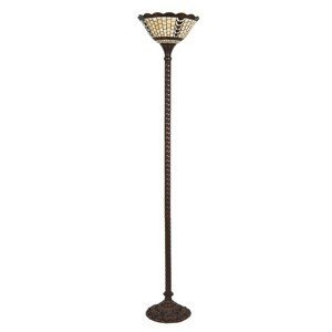 Stojací lampa Tiffany Paule – Ø 38*186 cm E27/max 1*60W Clayre & Eef