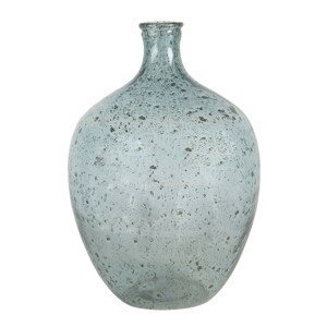 Modře tónovaná skleněná váza Belén - 27*41 cm Clayre & Eef