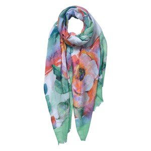 Barevný květovaný šátek - 70*180 cm Clayre & Eef