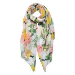 Barevný šátek s kolibříky - 70*180 cm Clayre & Eef