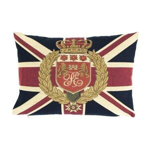 Gobelínový polštář s motivem vlajky Velké Británie - 45*15*31cm Mars & More
