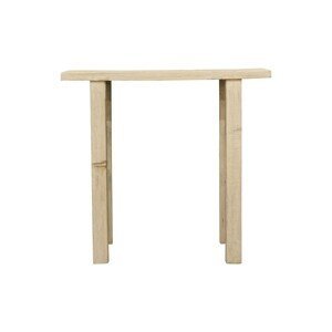 Přírodní dřevěná stolička / stolík Marila s bílou patinou - 80*35*75cm Mars & More