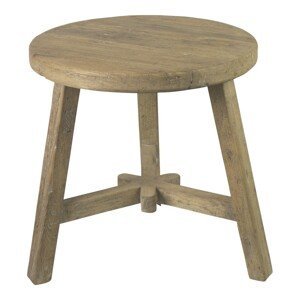 Stolička / odkládací stolík z recyklovaného jilmového dřeva - 48*48*50cm Mars & More