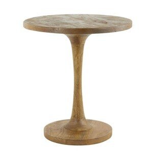 Kulatý dřevěný bistro stolek Bicaba - Ø50*55 cm Light & Living