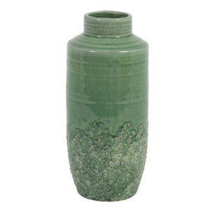 Zelená keramická váza Sierra seagreen - Ø13*29 cm Light & Living