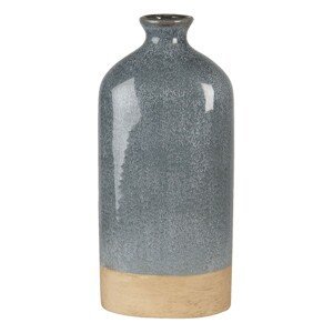 Šedo béžová keramická váza Maya L- 16*9*36 cm Clayre & Eef