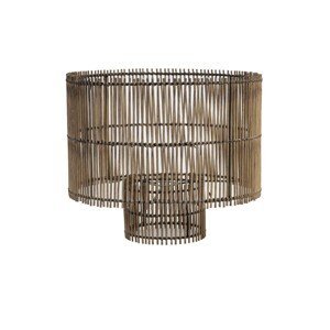 Hnědé bambusové stínidlo Rodger - Ø 40*35 cm Light & Living