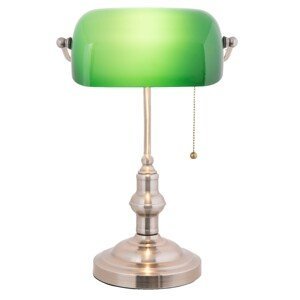 Stolní bankovní lampa GreenBank - 27*17*41 cm E27/60W Clayre & Eef