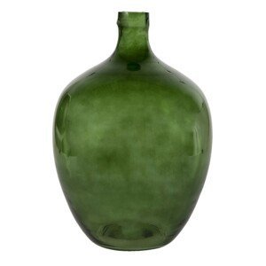 Skleněná zelená dekorativní váza Abi - Ø 39*36 cm Clayre & Eef