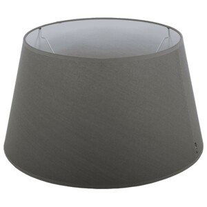 Šedé stínidlo na lampu Eleganza grey - Ø20*12cm / E27 Collectione