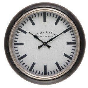 Kovové hodiny English electric - Ø 51*11 cm