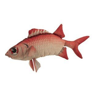 Červený polštář Fish Jeff - 94*34*18cm J-Line by Jolipa