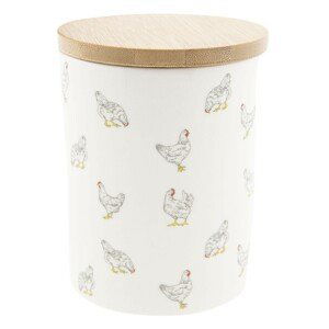 Keramická dóza Lucky Chicken - Ø 10*13 cm Clayre & Eef