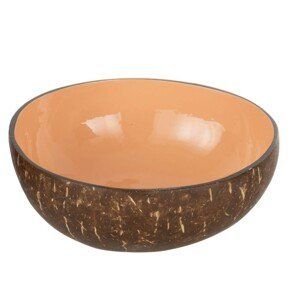 Lososová miska ve tvaru poloviny kokosového ořechu - Ø 14*7 cm J-Line by Jolipa