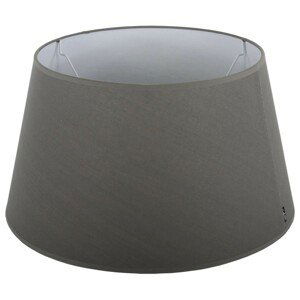 Šedé stínidlo na lampu Eleganza grey - Ø25*14cm / E27 Collectione