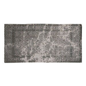 Mocca bavlněný koberec se vzorem Didier - 150*75 cm Chic Antique