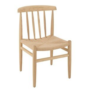 Přírodní dřevěná židle Scandinavian - 45*45*79cm J-Line by Jolipa