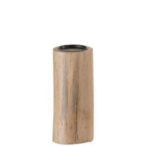 Dřevěný svícen - Ø10*26cm J-Line by Jolipa