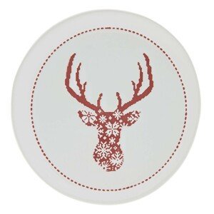 Dezertní talíř s motivem jelena - Ø 17*2 cm