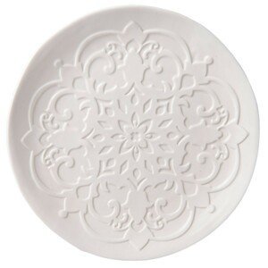Keramický talíř s květinovým vzorem Floral Ornament - Ø 23*2 cm