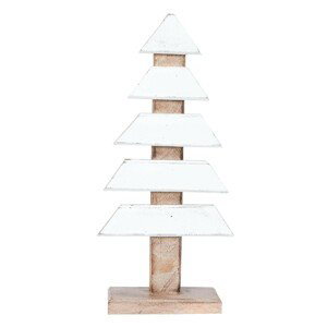 Dřevěný vánoční stromek - 17*4*32 cm