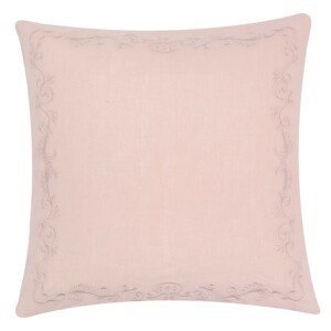 Růžový povlak na polštář French Flower pink - 50*50 cm