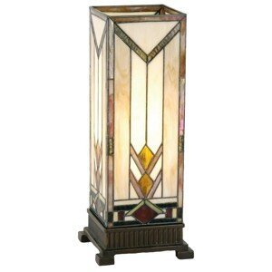 Stolní lampa Tiffany Arrow - 18*45 cm 1x E27 / Max 60W Clayre & Eef