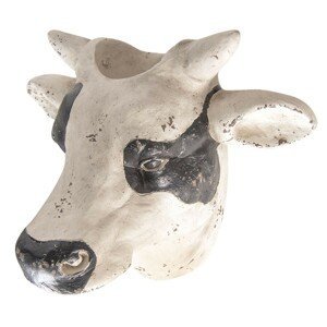 Květináč Hlava krávy - 39*33*26 cm Clayre & Eef