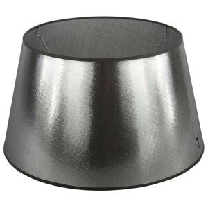 Stříbrno-černé stínidlo Azzuro drum - Ø50cm*27,5/ E27