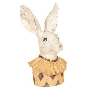 Busta králíka s patinou - 11*8*24 cm