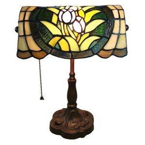 Stolní Tiffany lampa Brielle - 25*25*42 cm E27/max 1*60W