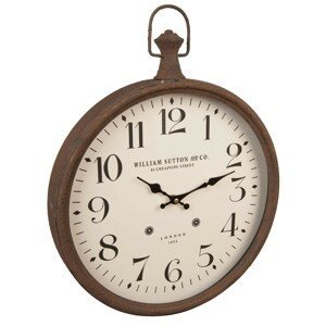 Nástěnné hodiny William Sutton and Co. - 51*6*40 cm Clayre & Eef