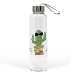 Skleněná láhev Hug me Cactus - 550ml