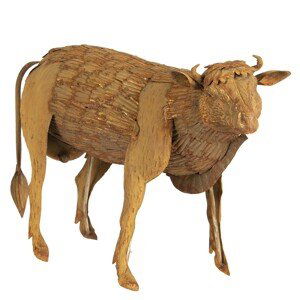 Kovová dekorace kráva - 42*18*35 cm