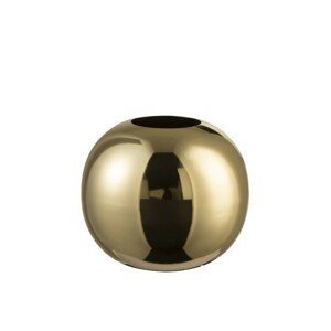 Zlatá váza Ball lesklá - 18*18*20 cm J-Line by Jolipa
