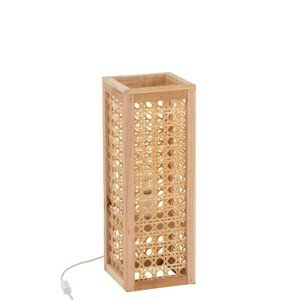 Přírodní bambusová stolní lampa Rectan - 18*18*50cm