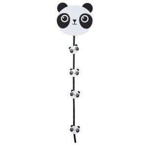 Dekorace girlanda Panda s kolíčky  - 19*17*74cm