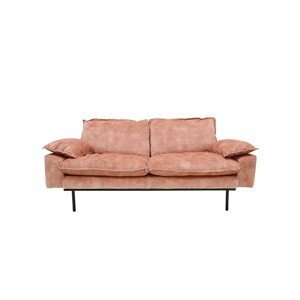 Růžová 2-místná pohovka Vintage pink-175*83*95 cm HKLIVING