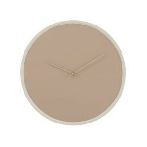 Béžové nástěnné hodiny Perrine L - Ø 50*5 cm