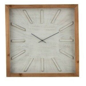 Čtvercové nástěnné hodiny Ygraine - Ø 60*6 cm