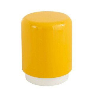 Žlutá kovová stolička Lacquer yellow - Ø 35*45 cm