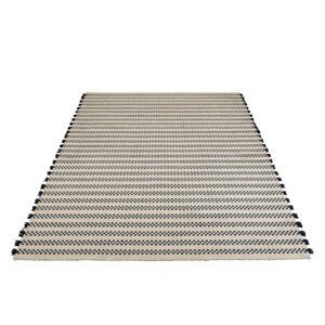 Bílo-tmavě modrý kusový koberec Échecs - 200*300*1 cm