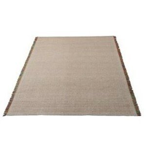 Vlněný kusový koberec protkaný barevnými provázky - 200*300*1 cm