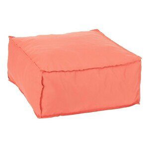 Oranžový sedák / puf Hassock - 60*60*28 cm