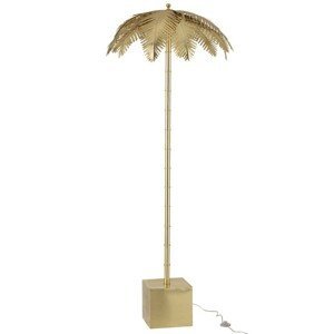 Zlatá kovová stojací palmová lampa Coconut - Ø 77*210 cm